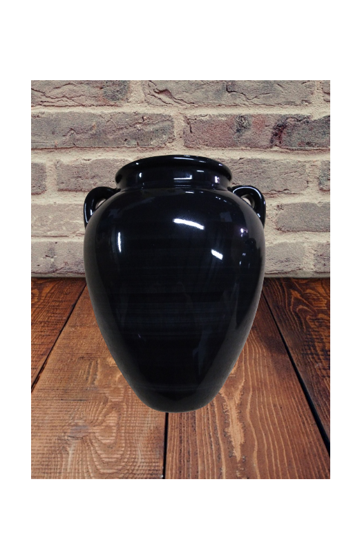 Vægkrukke sort keramik model Peqinio